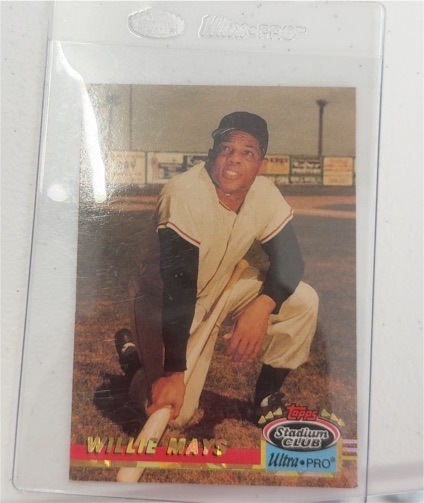 1993 Topps Stadium Club Ultra Pro #9 Willie Mays — front