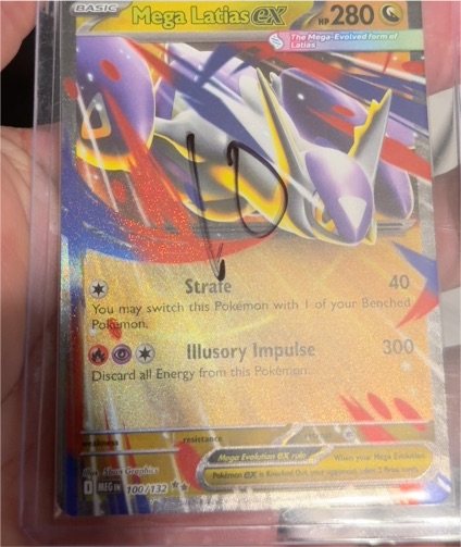 2025 Pokémon TCG Mega Evolution #100 Mega Latias ex — front