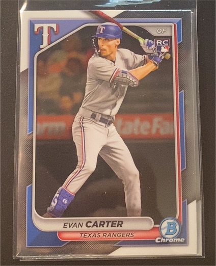 2024 Bowman Chrome #65 Evan Carter — front