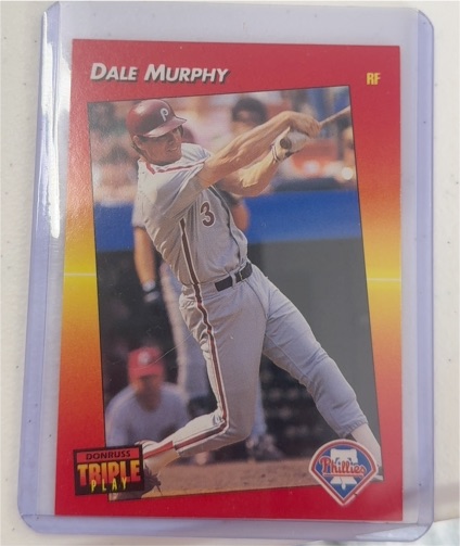 1992 Donruss Triple Play #260 Dale Murphy — front