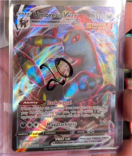 2021 Pokémon #095 Umbreon VMAX — front