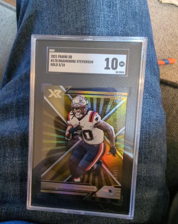 2021 Panini XR #178 Rhamondre Stevenson — front