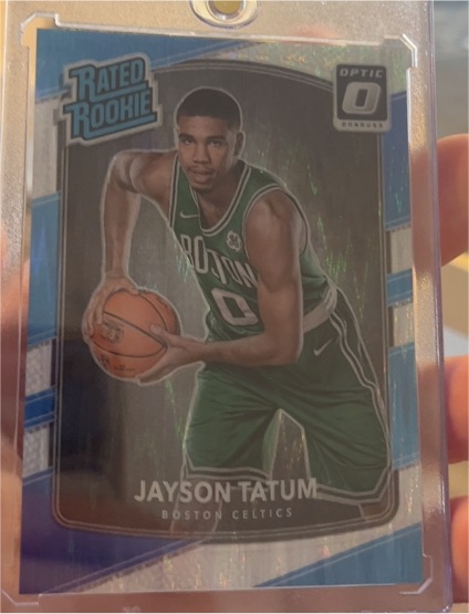 2017-18 Panini Donruss Optic #198 Jayson Tatum — front
