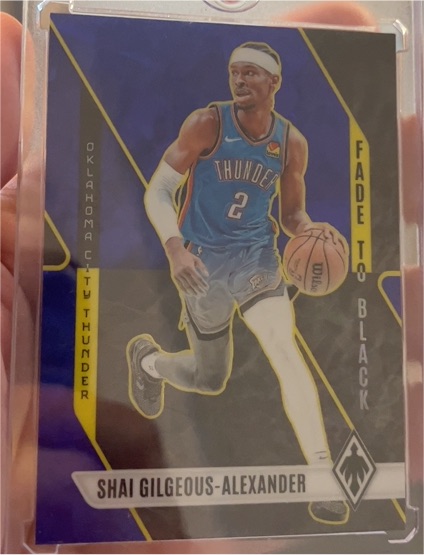 2023-24 Panini Phoenix #5 Shai Gilgeous-Alexander Fade To Black — front