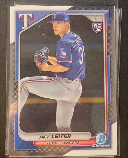 2024 Bowman Chrome #70 Jack Leiter — front