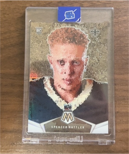 2024 Panini Mosaic Micro Mosaic #MM-SRR Spencer Rattler — front