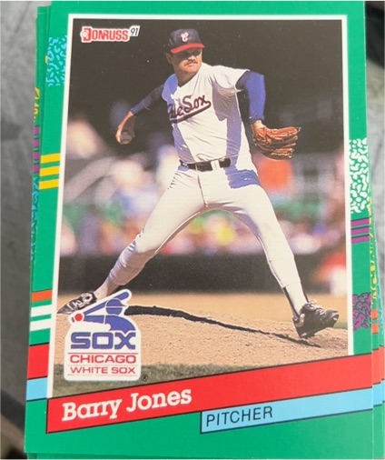 1991 Donruss #534 Barry Jones — front