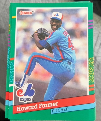 1991 Donruss #734 Howard Farmer — front