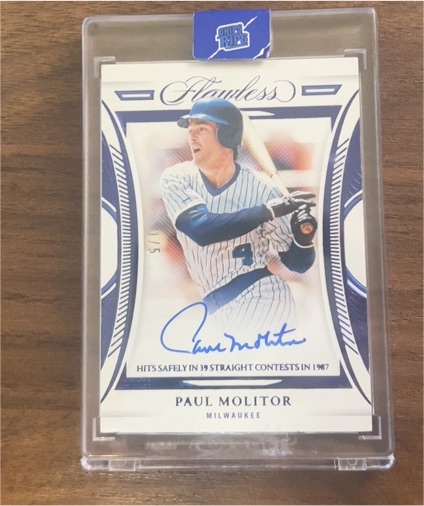 2023 Panini Flawless #Paul Molitor — front