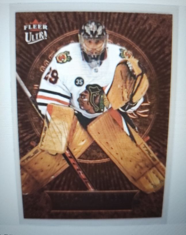 1995 Fleer Ultra Ed Belfour Chicago Blackhawks — front