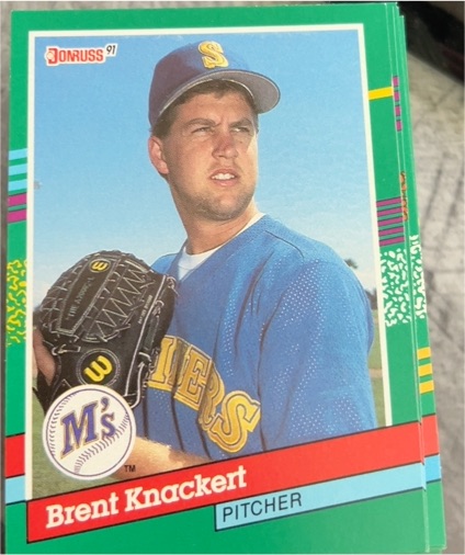 1991 Donruss #662 Brent Knackert — front