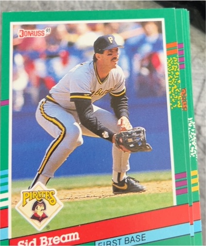 1991 Donruss #644 Sid Bream — front