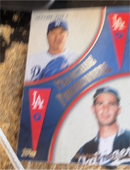 2013 Topps Update Franchise Forerunners #FF-1 Hyun-Jin Ryu / Sandy Koufax — front