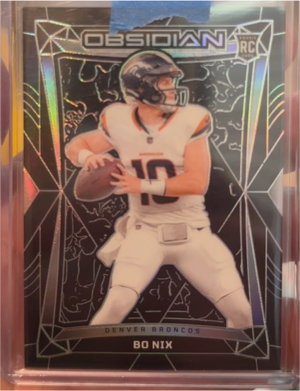 2024 Panini Obsidian #56 Bo Nix — front