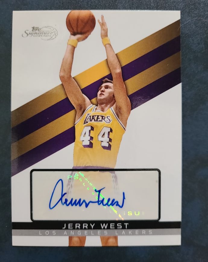 2009 Topps Signature # Jerry West — front