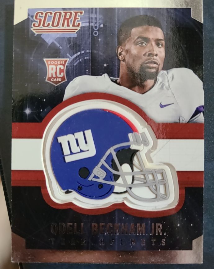 2014 Score Rookie Team Helmets #unknown Odell Beckham Jr. — front