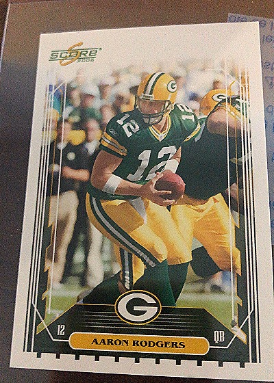 2006 Score #101 Aaron Rodgers — front