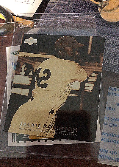 1996 Upper Deck #3 Jackie Robinson — front