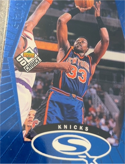 1998-99 UD Choice StarQuest Blue #SQ18 Patrick Ewing — front