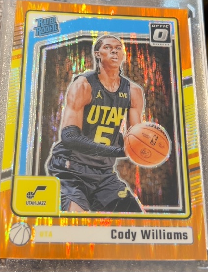 2024-25 Panini Donruss Optic #298 Cody Williams — front