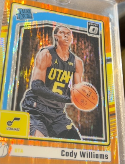 2024-25 Panini Donruss Optic #298 Cody Williams — front