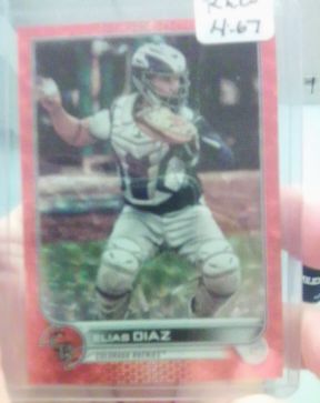 2022 Topps Chrome Sapphire Edition #467 Elias Diaz — front