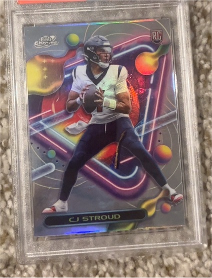 2023 Topps Composite #252 CJ Stroud Cosmic Chrome Rookie — front