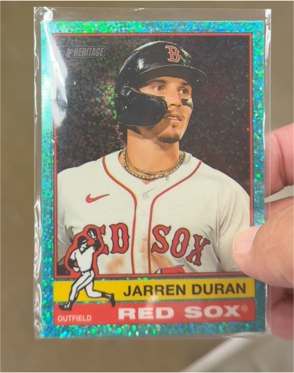 2025 Topps Heritage #220 Jarren Duran — front