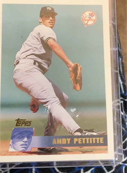 1996 Topps #378 Andy Pettitte — front