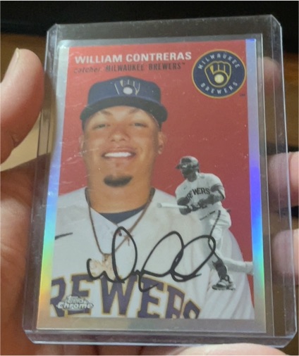 2023 Topps Chrome Platinum Anniversary #225 William Contreras — front
