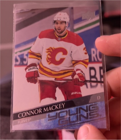 2020-21 Upper Deck Extended Series #707 Connor Mackey Young Guns — front