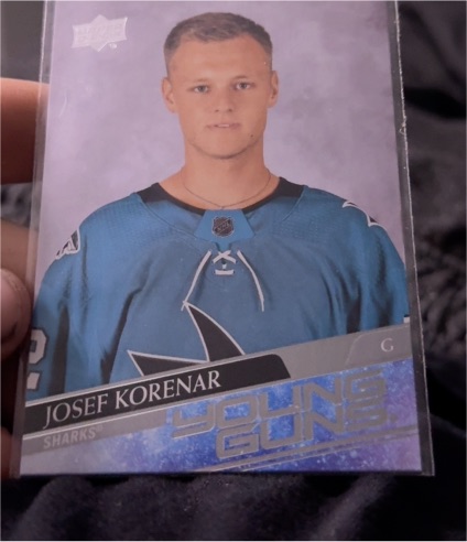 2020-21 Upper Deck Extended Series Young Guns #715 Josef Korenar — front