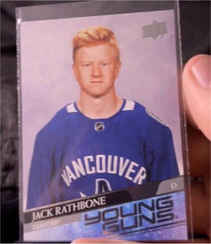 2020-21 Upper Deck Young Guns #717 Jack Rathbone — front