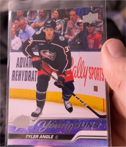 2023-24 Upper Deck Series 2 Young Guns #453 Tyler Angle — front
