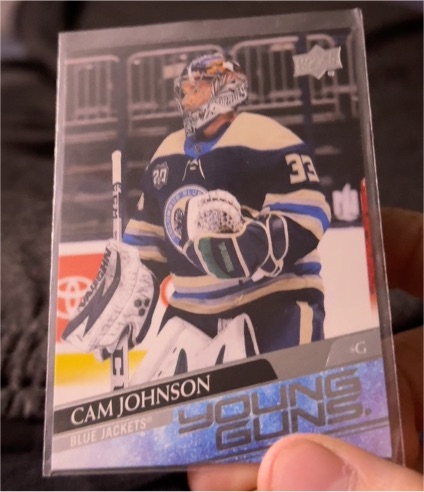 2020-21 Upper Deck Extended Series Young Guns #712 Cam Johnson — front
