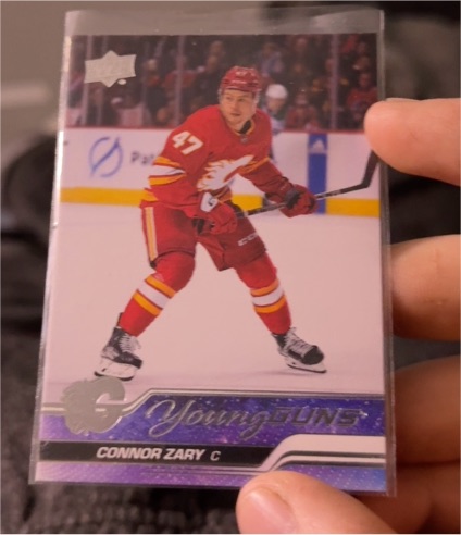2023-24 Upper Deck Series 2 #496 Connor Zary Young Guns Rookie — front