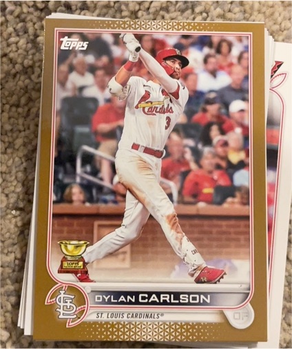 2022 Topps Series 2 #578 Dylan Carlson — front