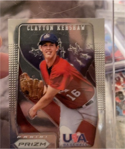 2012 Panini Prizm #USA6 Clayton Kershaw — front