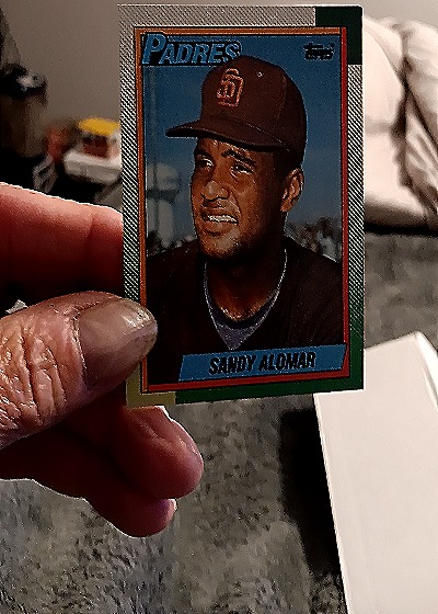 1990 Topps #353 Sandy Alomar Jr. — front