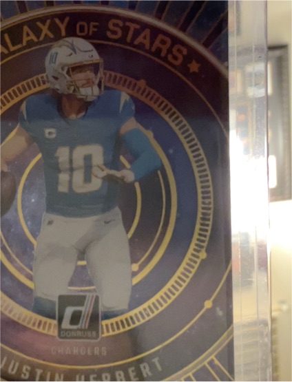 2024 Panini Donruss Galaxy of Stars #GOS-JHE Justin Herbert — front