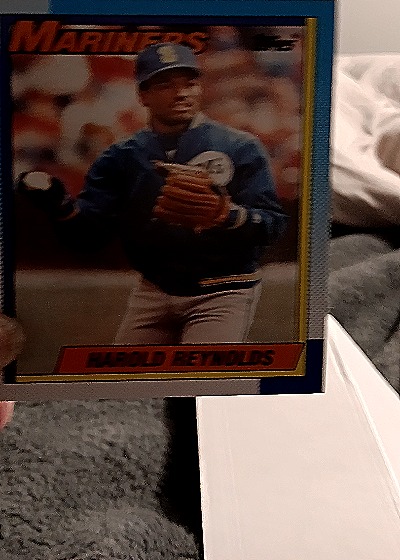 1990 Topps #600 Harold Reynolds — front