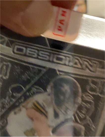 2024 Panini Obsidian # Ed Reed Auto Blue /25 — front