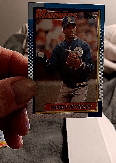 1990 Topps #161 Harold Reynolds — front