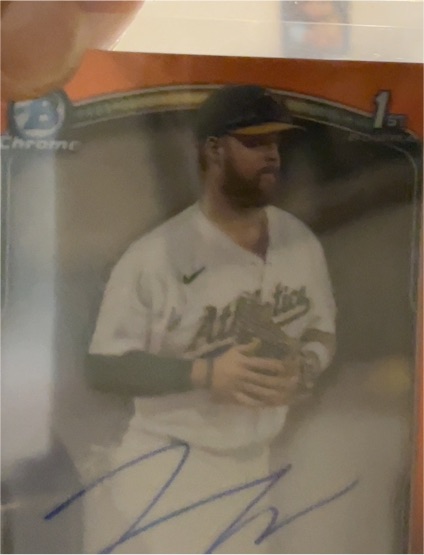 2025 Bowman Chrome #1 Oakland Athletics Player — front