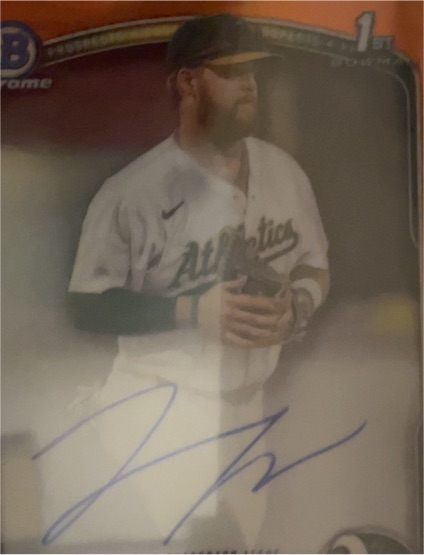 2023 Bowman Chrome #1st Bowman Oakland Athletics Player — front