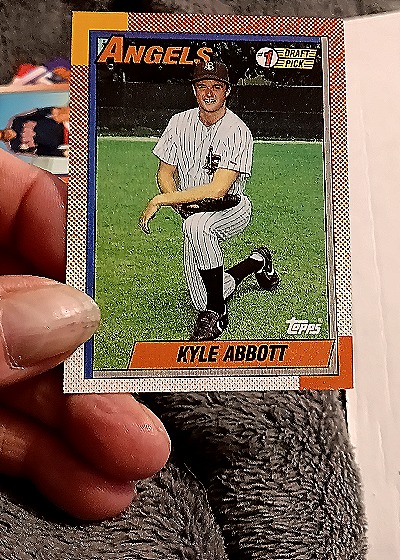 1990 Topps #444 Kyle Abbott — front