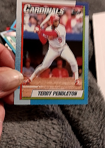 1990 Topps #725 Terry Pendleton — front