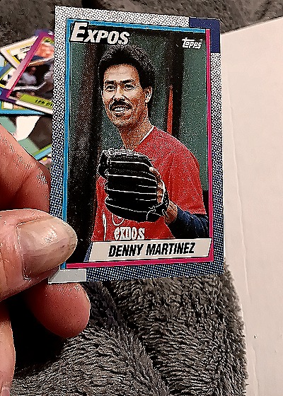 1990 Topps #763 Denny Martinez — front