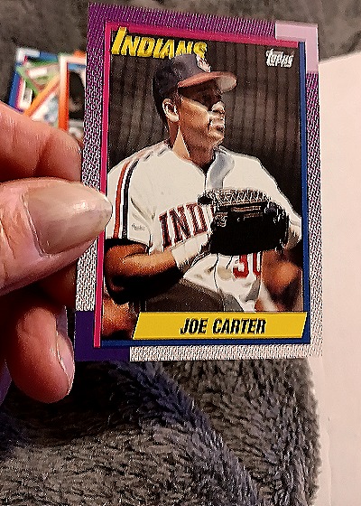 1990 Topps #580 Joe Carter — front