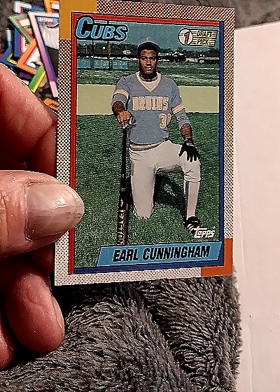 1990 Topps #134 Earl Cunningham — front